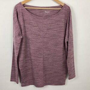 Athleta Flow Top Essence Spacedye Size Small